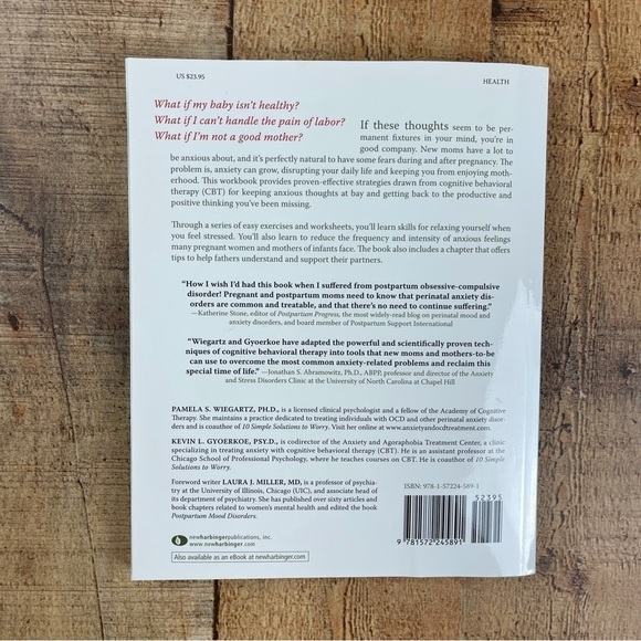 NEW The Pregnancy and Postpartum Anxiety Workbook Resource - Picture 2 of 5